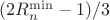 $(2R_{n}^{\min}-1)/3$