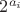 $2^{a_i}$
