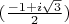 $(\frac {-1+i\sqrt3} 2)$