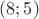 $(8;5)$