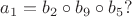 $a_1=b_2\circ b_9\circ b_5?$