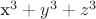 x^3+y^3+z^3