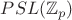 $PSL(\mathbb{Z}_p)$