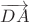 $\overrightarrow{DA}$