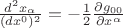 $\frac{d^2x_\alpha}{(dx^0)^2}=-\frac{1}{2}\frac{\partial g_{00}}{\partial x^{\alpha}}$