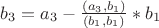 $b_3=a_3- \frac {(a_3,b_1)} {(b_1,b_1)}*b_1$