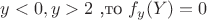 $y<0 , y>2$ ,то $ f_y (Y)=0$