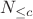 $N_{\leq c}$