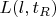 $L(l, t_R)$