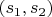 $(s_1,s_2)$