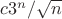 $c 3^n/\sqrt{n}$