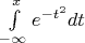 $\int\limits_{-\infty}^{x}e^{-t^2}dt$