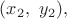 $(x_2,~y_2),$