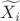 $\widetilde{X_i} $