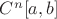 $C^n[a,b]$