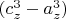 $(c_z^3-a_z^3)$