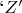 ${&lsquo;}Z{&rsquo;}$