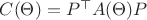 $C(\Theta)=P^\top A(\Theta) P$