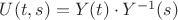 $U(t,s)=Y(t)\cdot Y^{-1}(s)$
