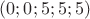 $(0;0;5;5;5)$