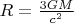 $R=\tfrac{3GM}{c^2}$