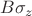 $B\sigma_z$