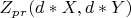$ Z_p_r (d*X,  d*Y)  $