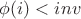 $\phi(i)<inv$