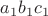 $a_1  b_1  c_1$