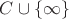 $\mahbb{C}\cup\{\infty\}$