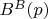 $B^B(p)$