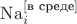 $\mathrm{Na}_i^{[\text{в среде}]}$