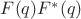 $F(q)F^*(q)$