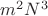 $m^2 N^3$