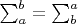 $\sum_a^b = \sum_b^a$