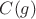 $C(g)$