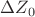 $\Delta Z_0$