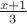 $\frac{x+1}3$