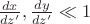 $\frac{dx}{dz'},\frac{dy}{dz'}\ll 1$