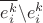 $\overline{e^{k}_{i}}\backslash  e^{k}_{i}$