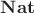 $\mathbf{Nat}$