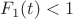 $F_1(t)<1$