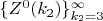 $\{Z^0(k_2)\}_{k_2=3}^\infty$ $