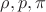 $\rho,p,\pi$