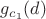 $g_{c_1}(d)$ $g_{c_1}(d)$