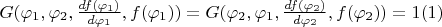 $G(\varphi_1,\varphi_2,\frac{df(\varphi_1)}{d\varphi_1},f(\varphi_1))=G(\varphi_2,\varphi_1,\frac{df(\varphi_2)}{d\varphi_2},f(\varphi_2))=1\eqno(1)$