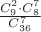 $\frac  {C_9^2 \cdot C_8^7}{C_{36}^7}$