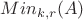 $Min_{k,r}(A)$