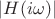 $|H(i\omega)|$