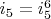 $i_5=i_5^6$